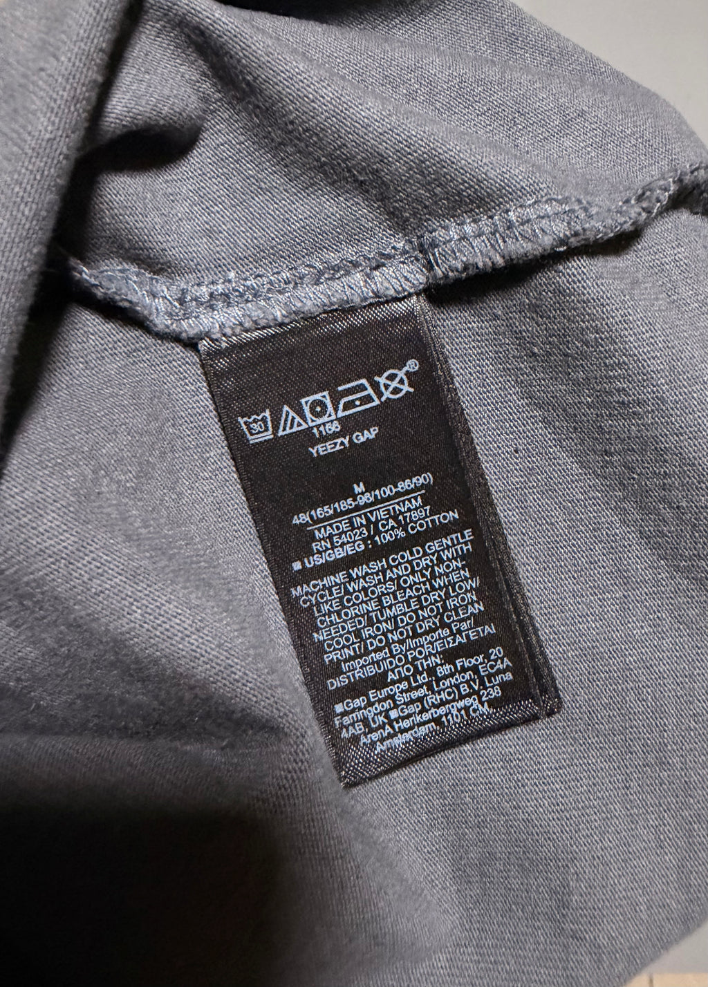 Yeezy GAP Long Sleeve - Dark grey