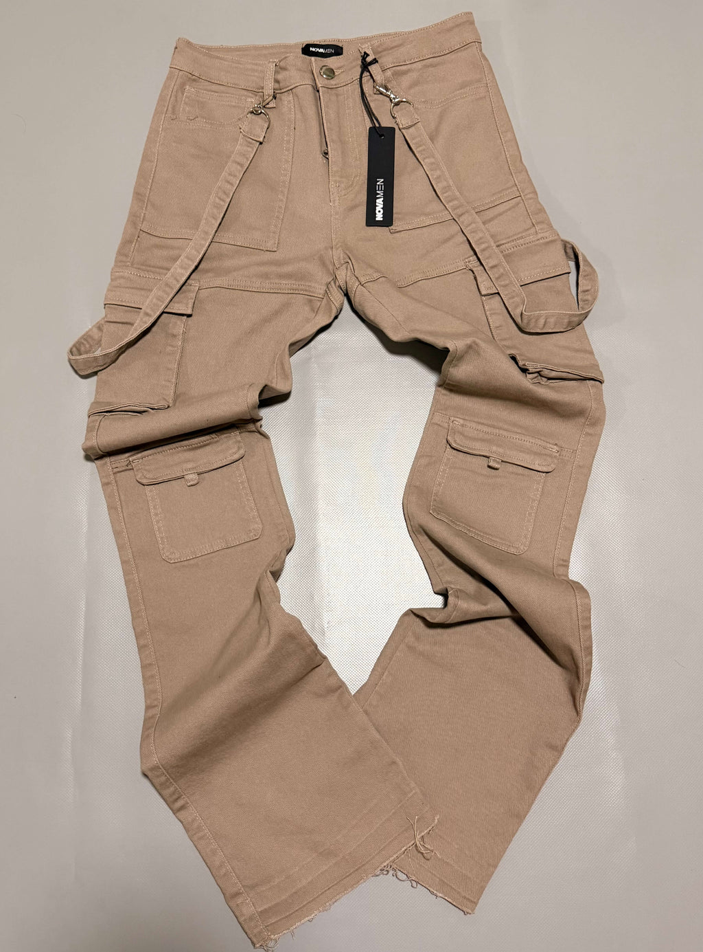 NovaMEN cargo pant flared Kaki