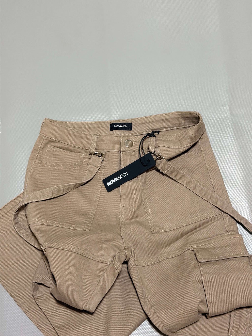NovaMEN cargo pant flared Kaki