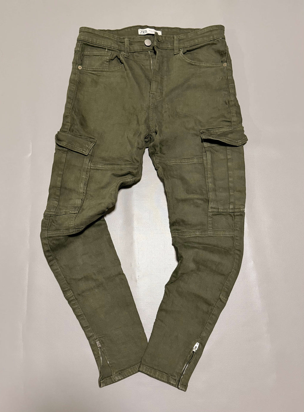 ZARA cargo pant slim fit