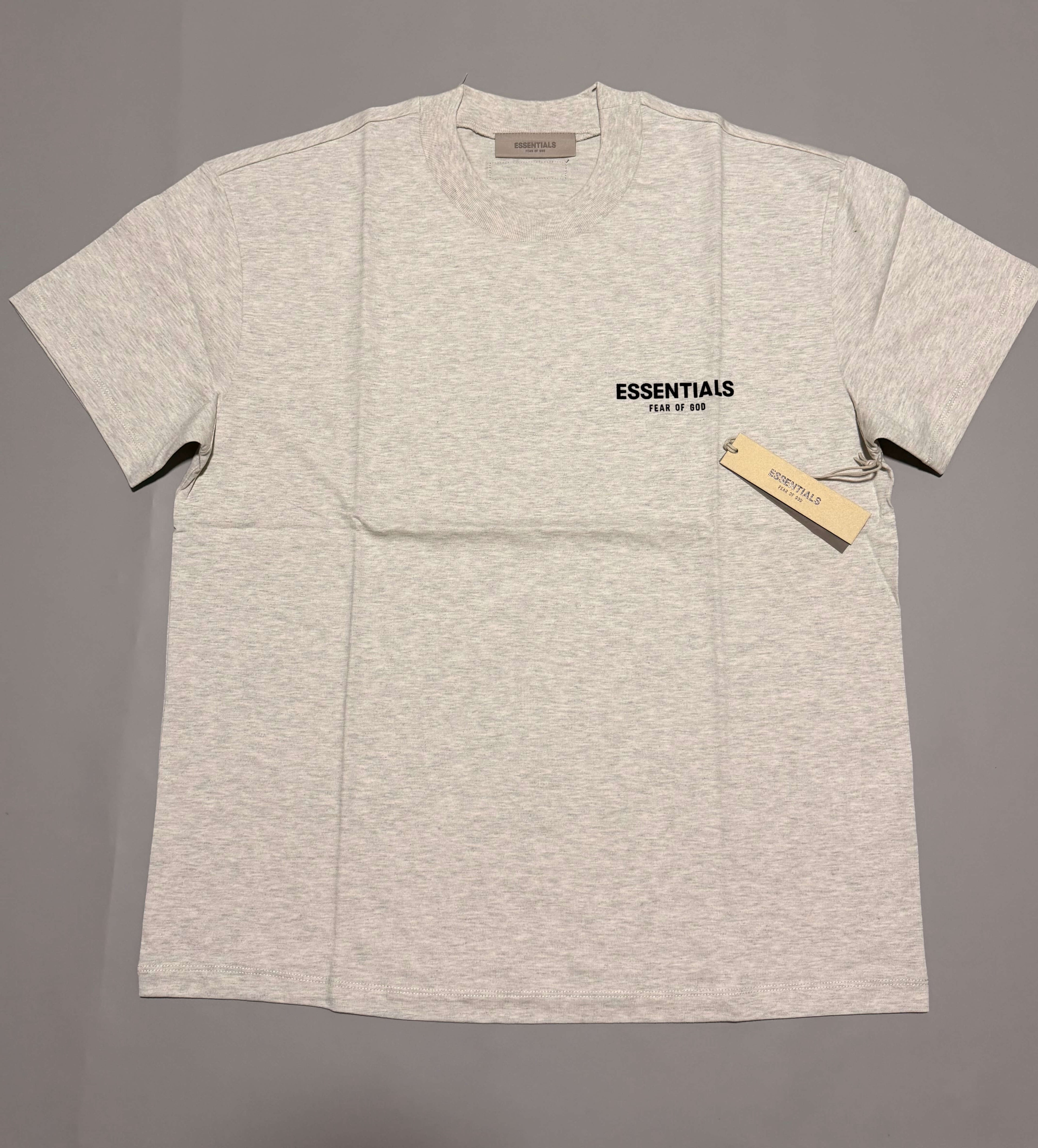 Essentials Fear of God Tee - Light Oatmeal