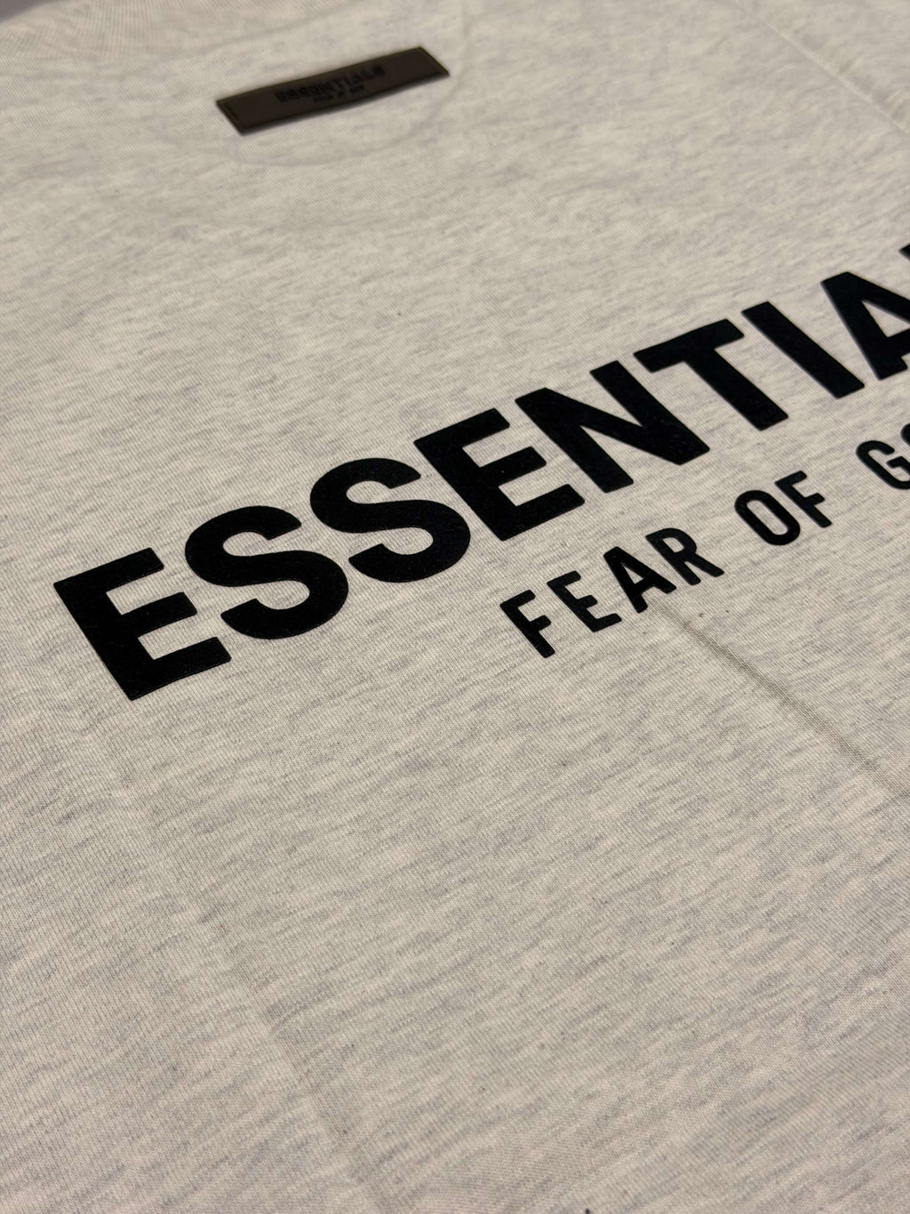Essentials Fear of God Tee - Light Oatmeal