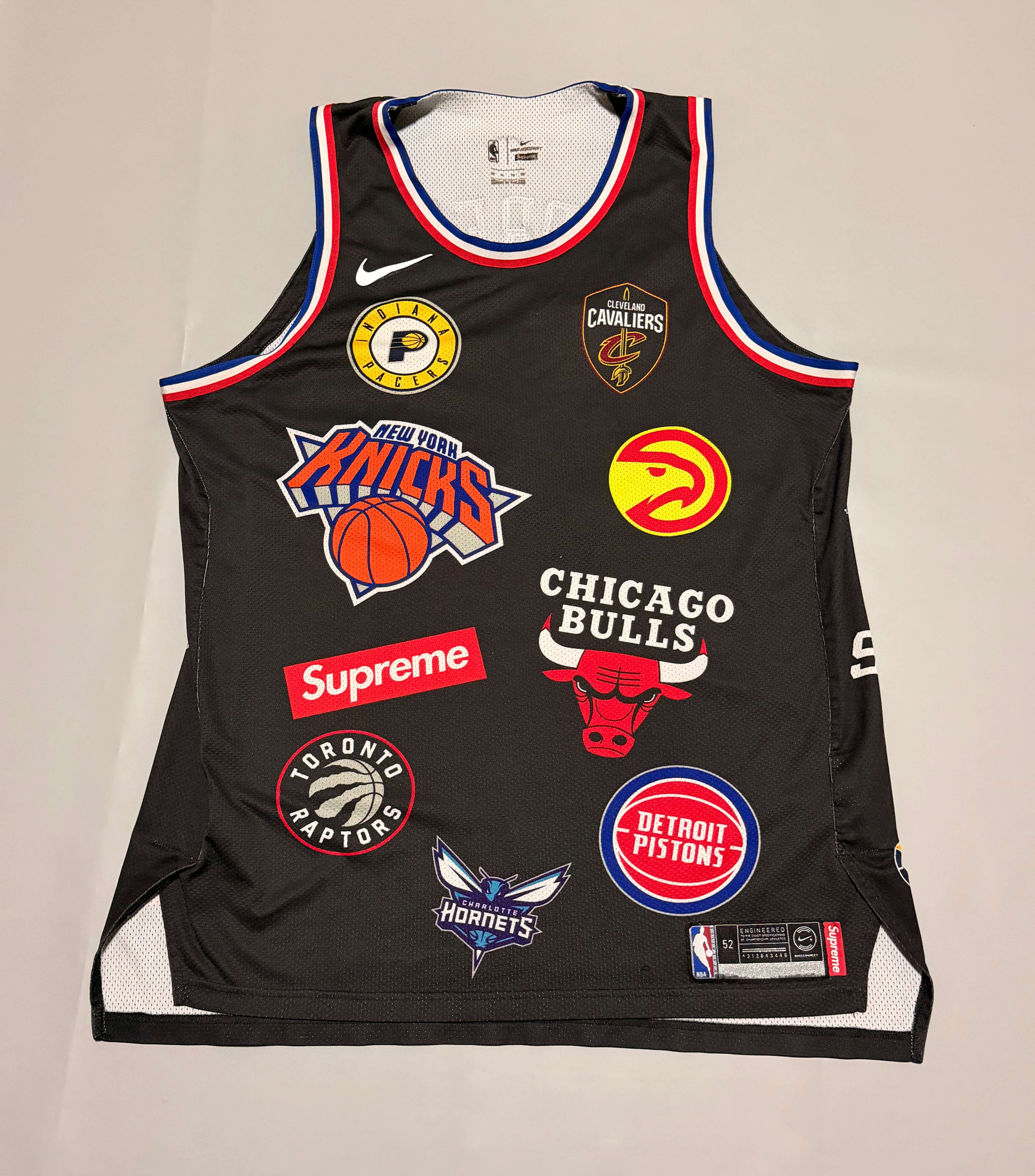SUPREME x NIKE NBA jersey
