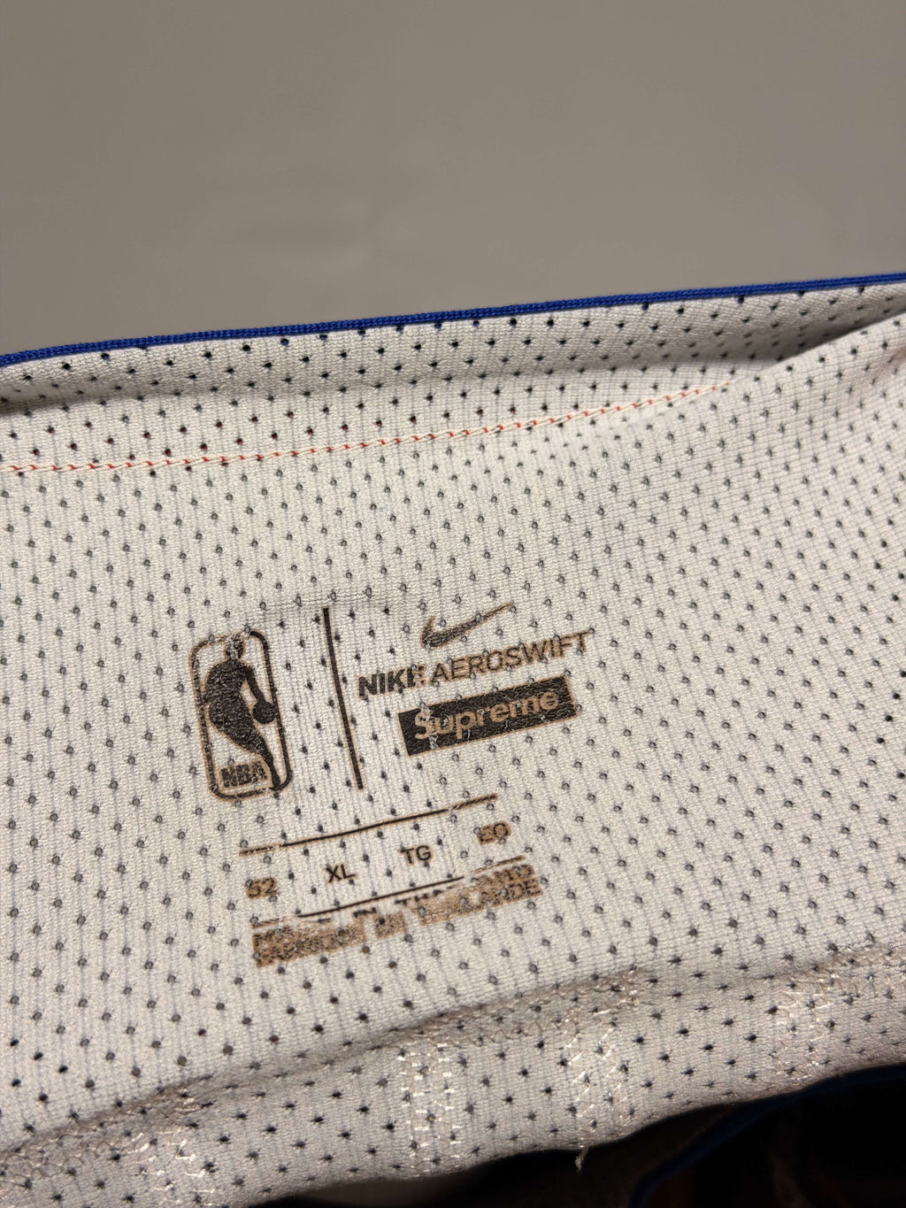 SUPREME x NIKE NBA jersey