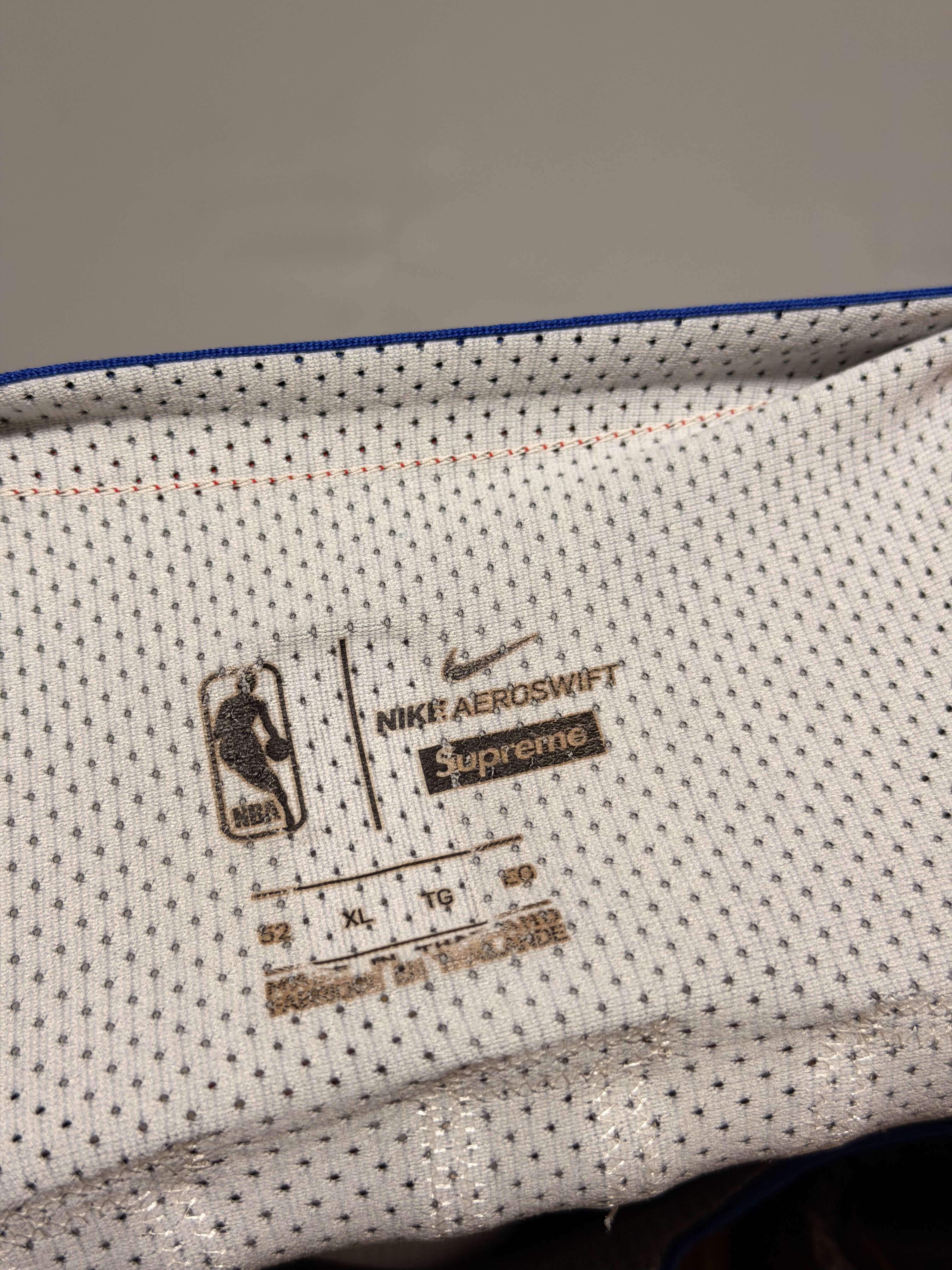 SUPREME x NIKE NBA jersey