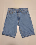 LEVI'S 469 denim loose shorts blue