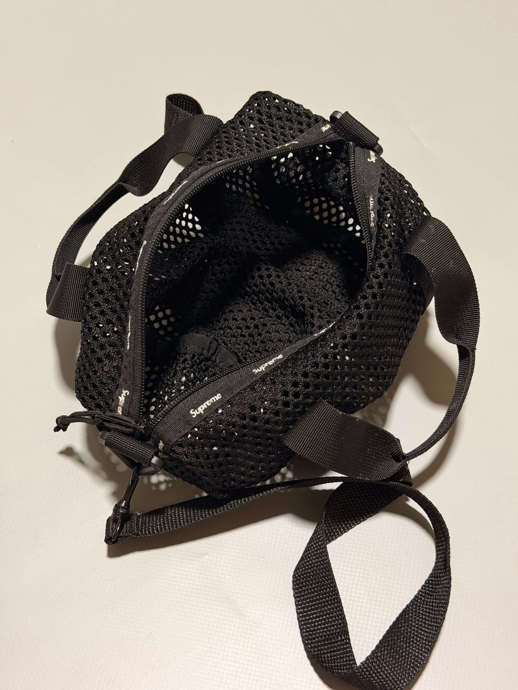 SUPREME mini duffle bag mesh