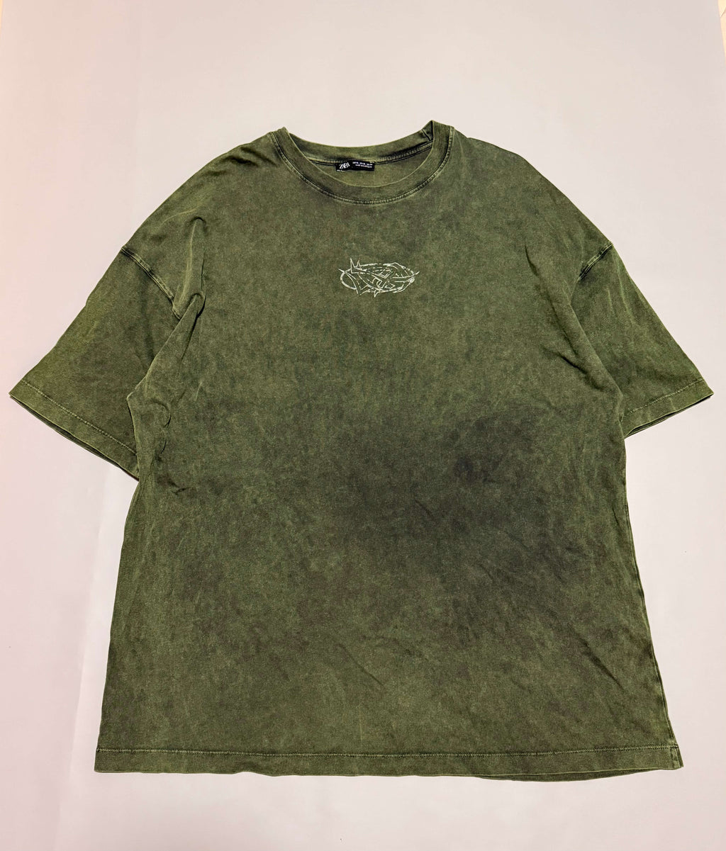 ZARA acid wash effect