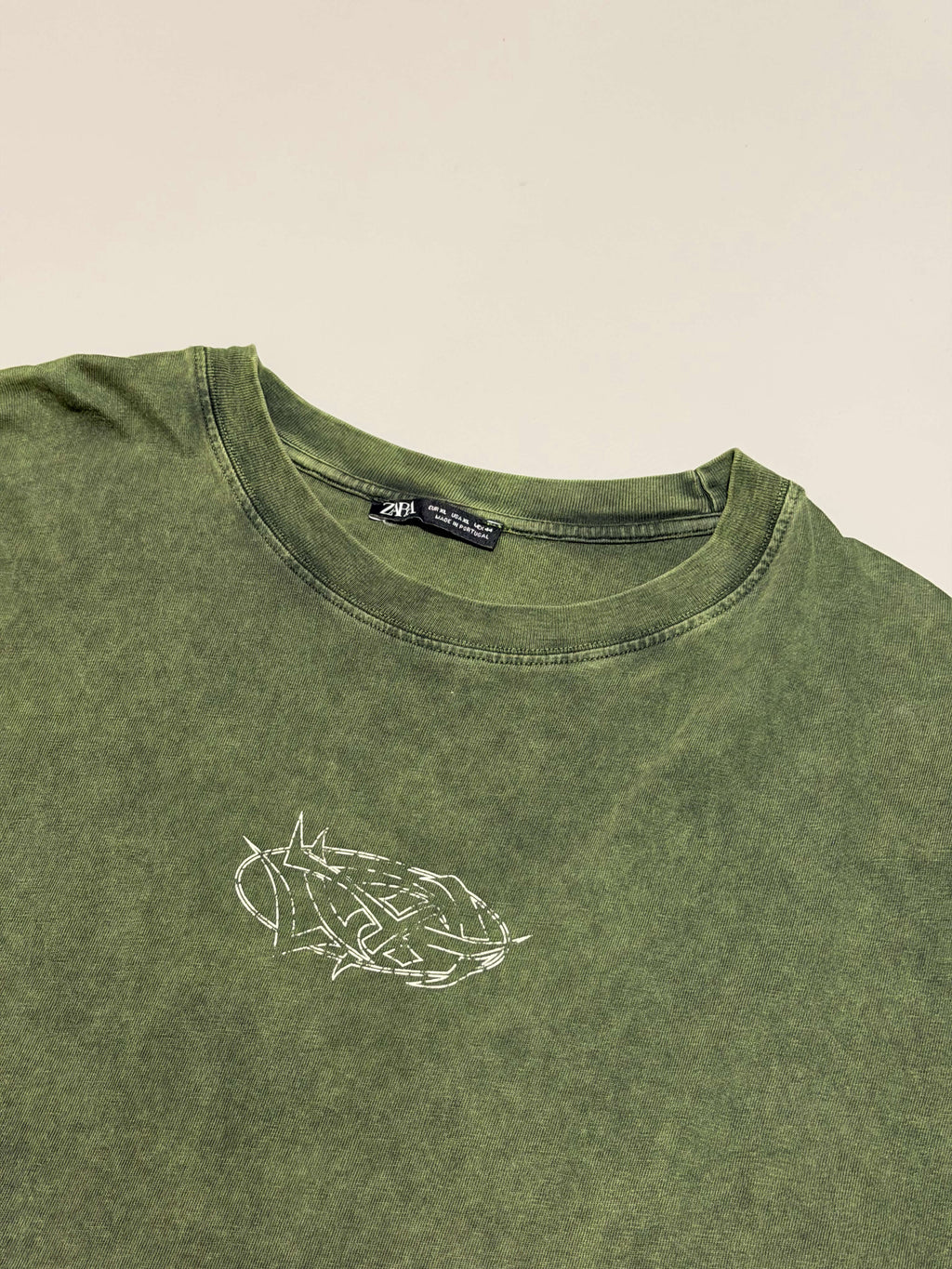 ZARA acid wash effect