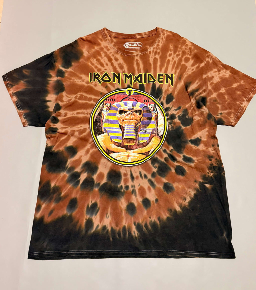Forever 21 Iron Maiden tye dye