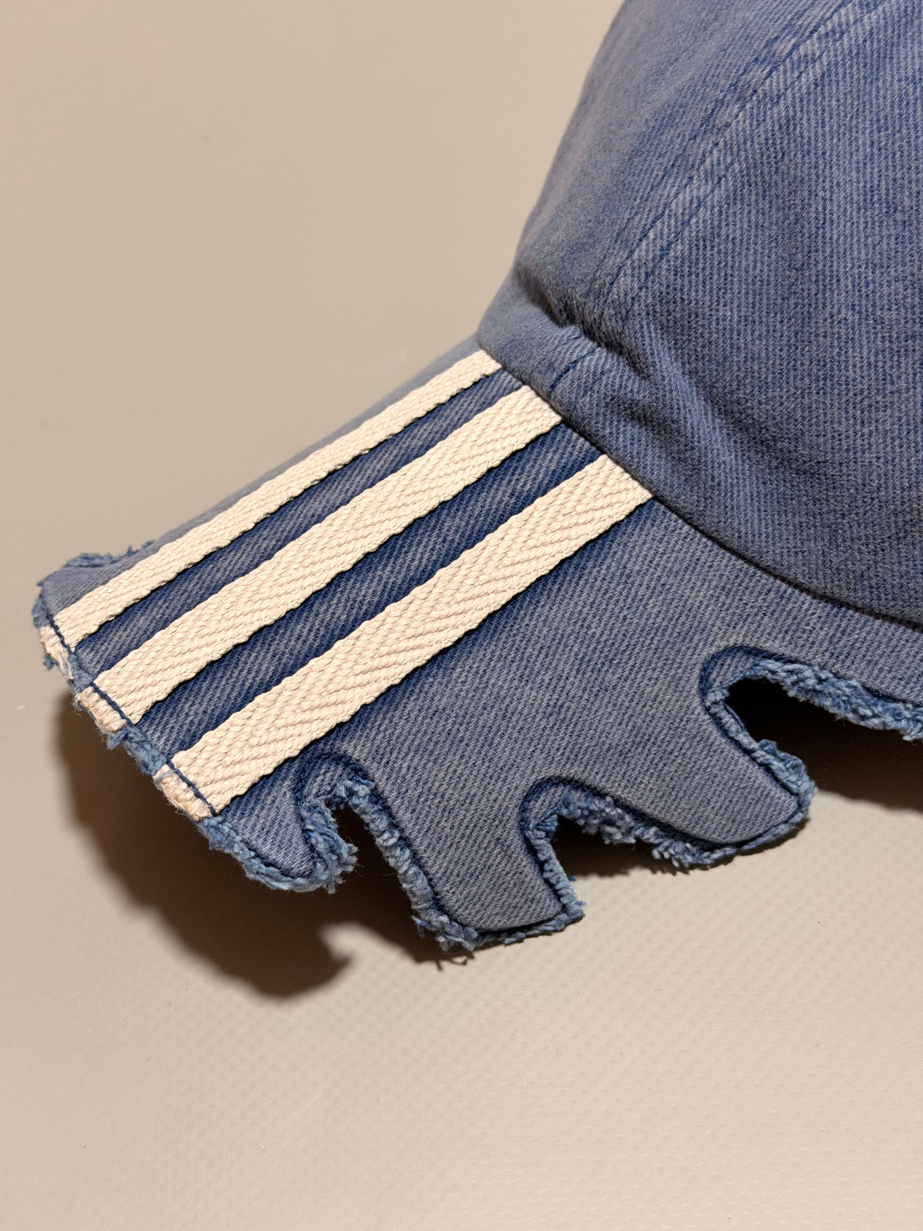 Adidas x AVAVAV denim slashed cap