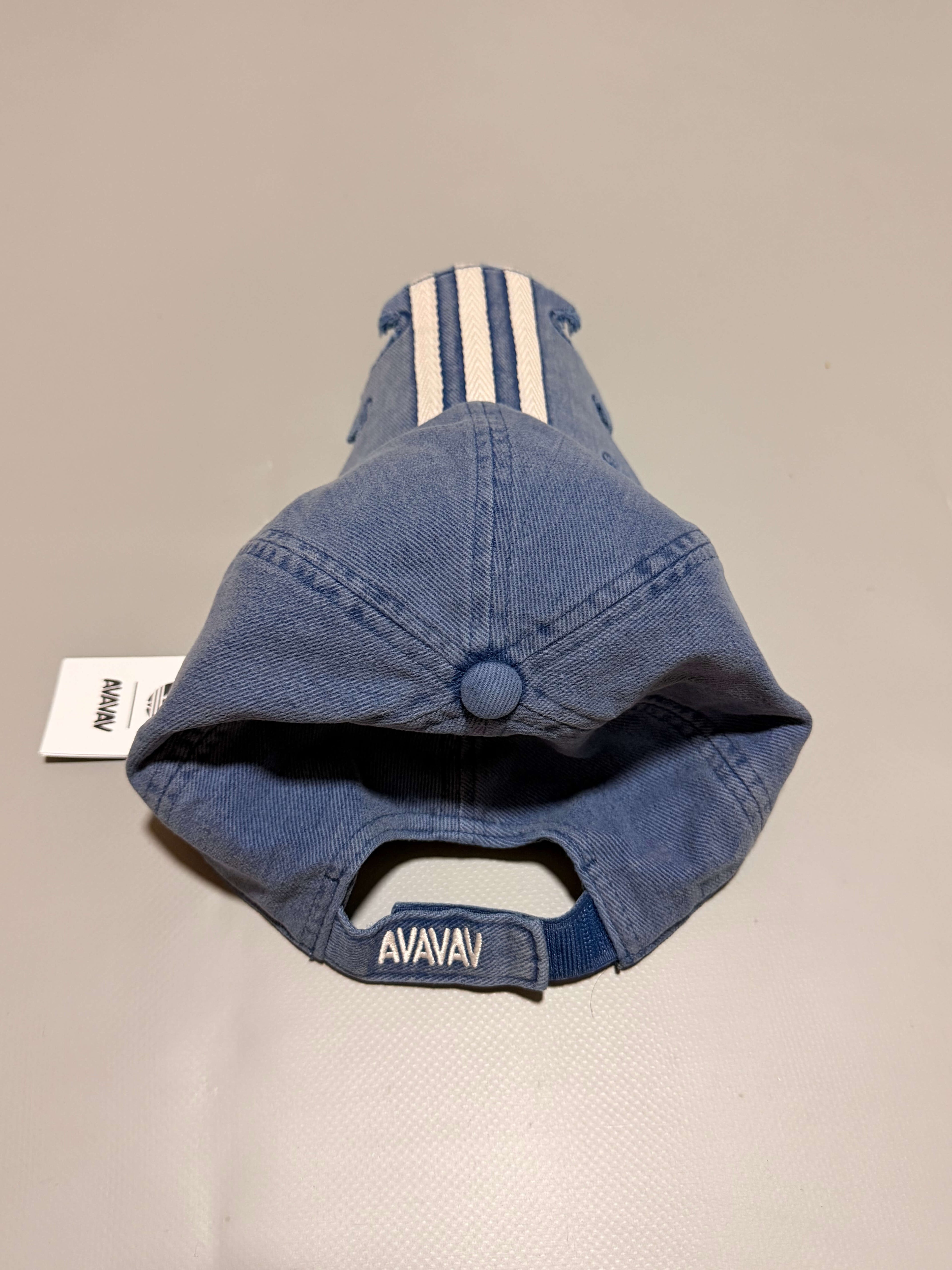Adidas x AVAVAV denim slashed cap