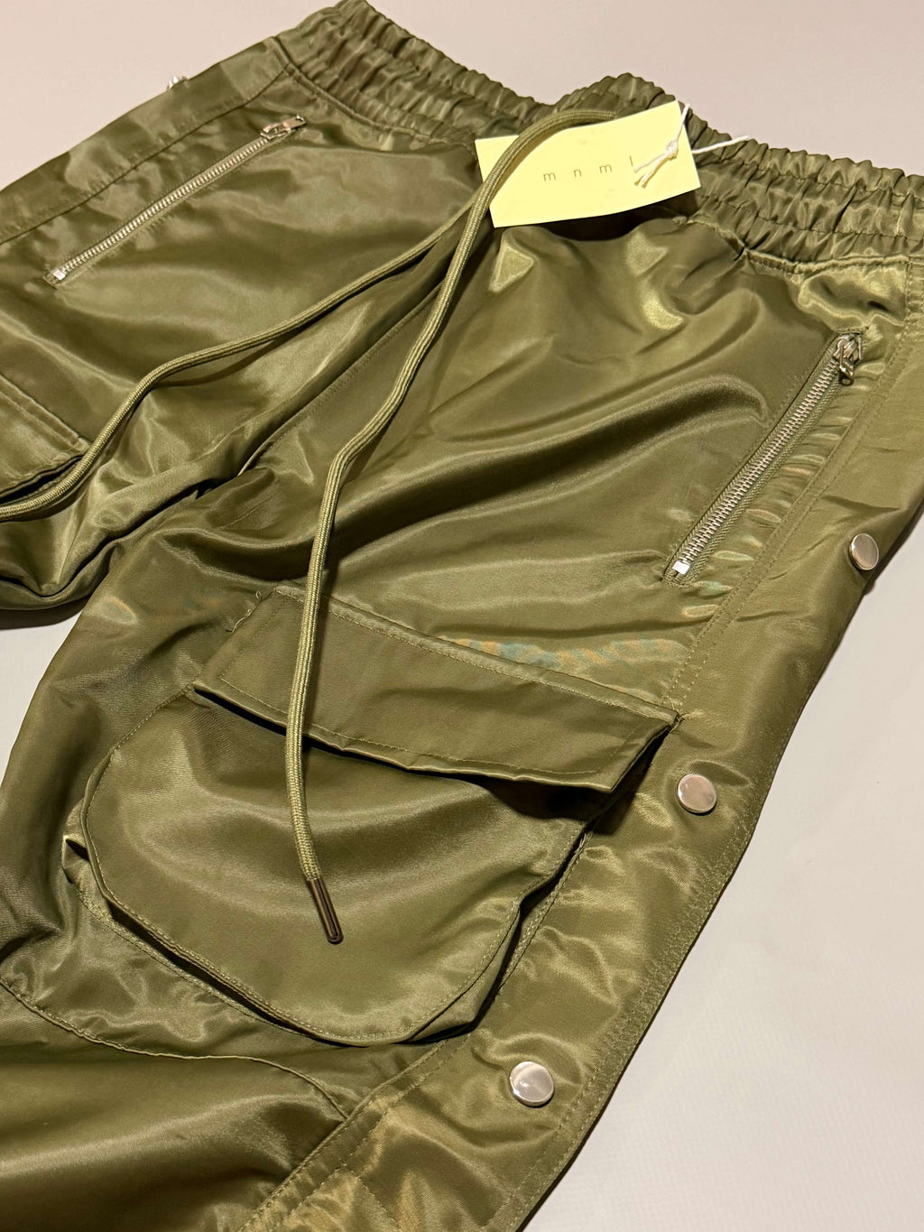 MNML green cargo pant