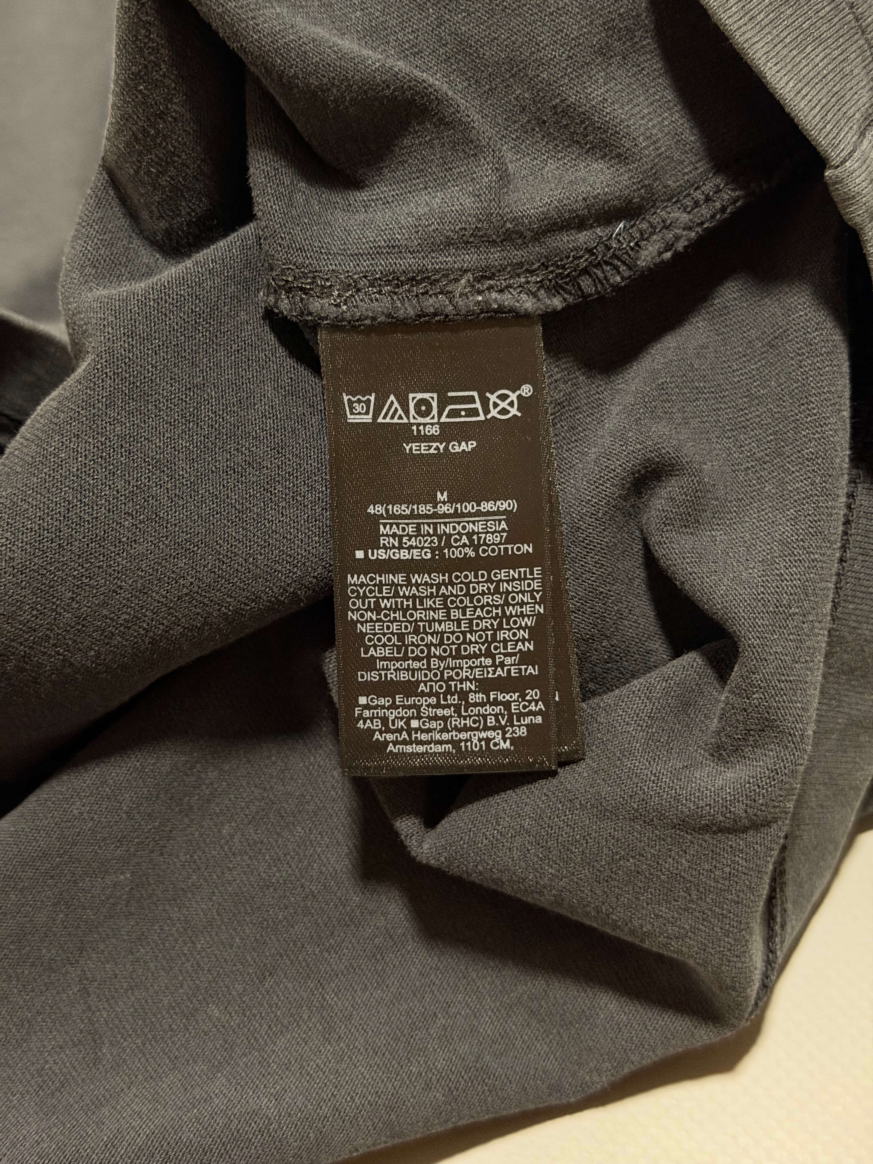 Yeezy GAP poetic black long sleeve